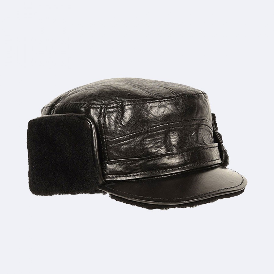 Shearling.com | Alex Lambskin hat with sheepskin interior